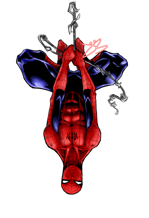 Anyone noticed Superior Spider-Man NEVER hang "upside down" stanc...