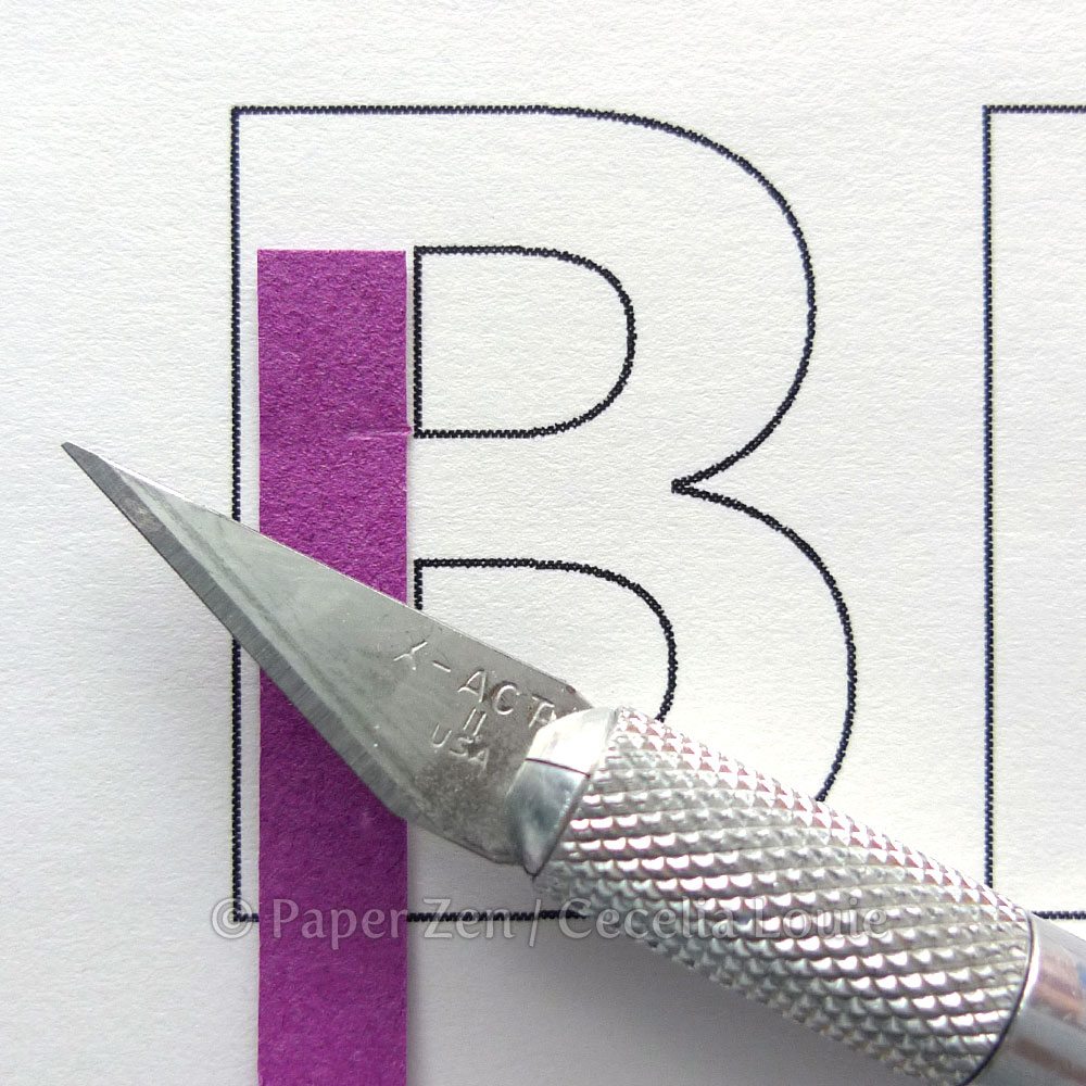 Paper Zen Quilling Letters 101 Part 2 Tracing Letters