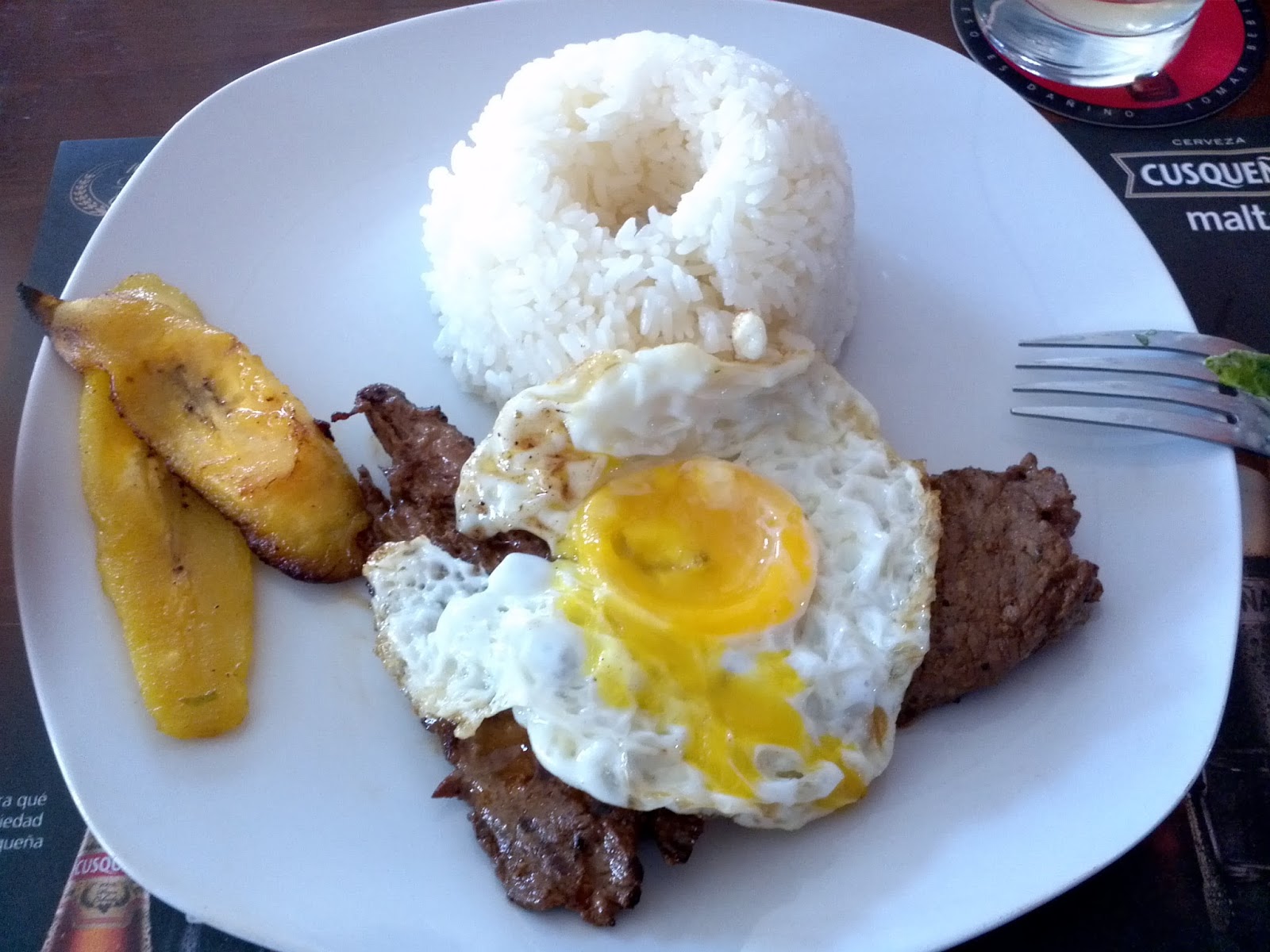 Cocina de Perú: BISTEC A LO POBRE