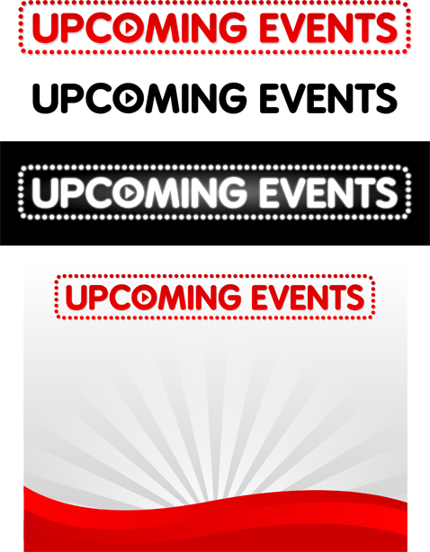 Clip Art Hoard: Upcoming Events