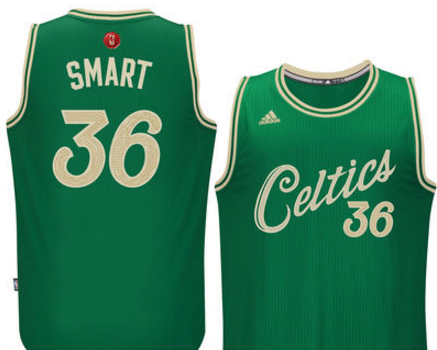 celtics christmas jersey