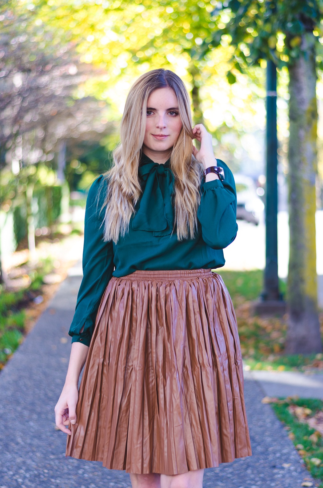 How to Wear a Leather Midi Skirt to Work Stylishly Vancouver Beauty
