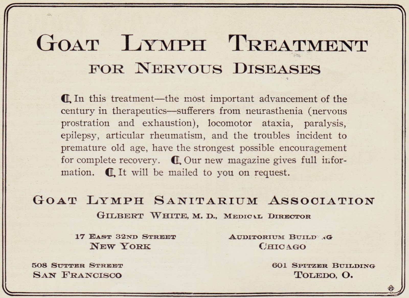 an analysis of the treatment of nervous disorder in silas weir mitchell The yellow wallpaper the „rest-cure‟ was developed in the 1880‟s by american physician dr silas weir mitchell dr mitchell‟s changed his treatment. an analysis of the treatment of nervous disorder in silas weir mitchell The yellow wallpaper the „rest-cure‟ was developed in the 1880‟s by american physician dr silas weir mitchell dr mitchell‟s changed his treatment.