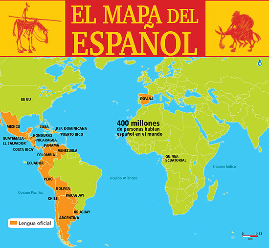 Aprendemos español: ¿Dónde se habla español?