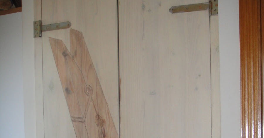 Las creaciones de mi vida: Puertas de armario decoradas.