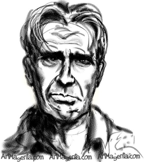 Harrison Ford is a caricature by caraicaturist Artmagenta