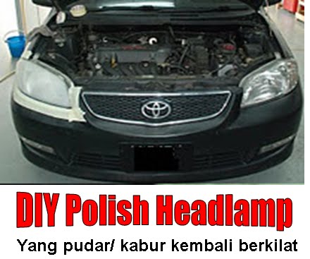 Fire Starting Automobil Diy Polish Headlamp Kereta