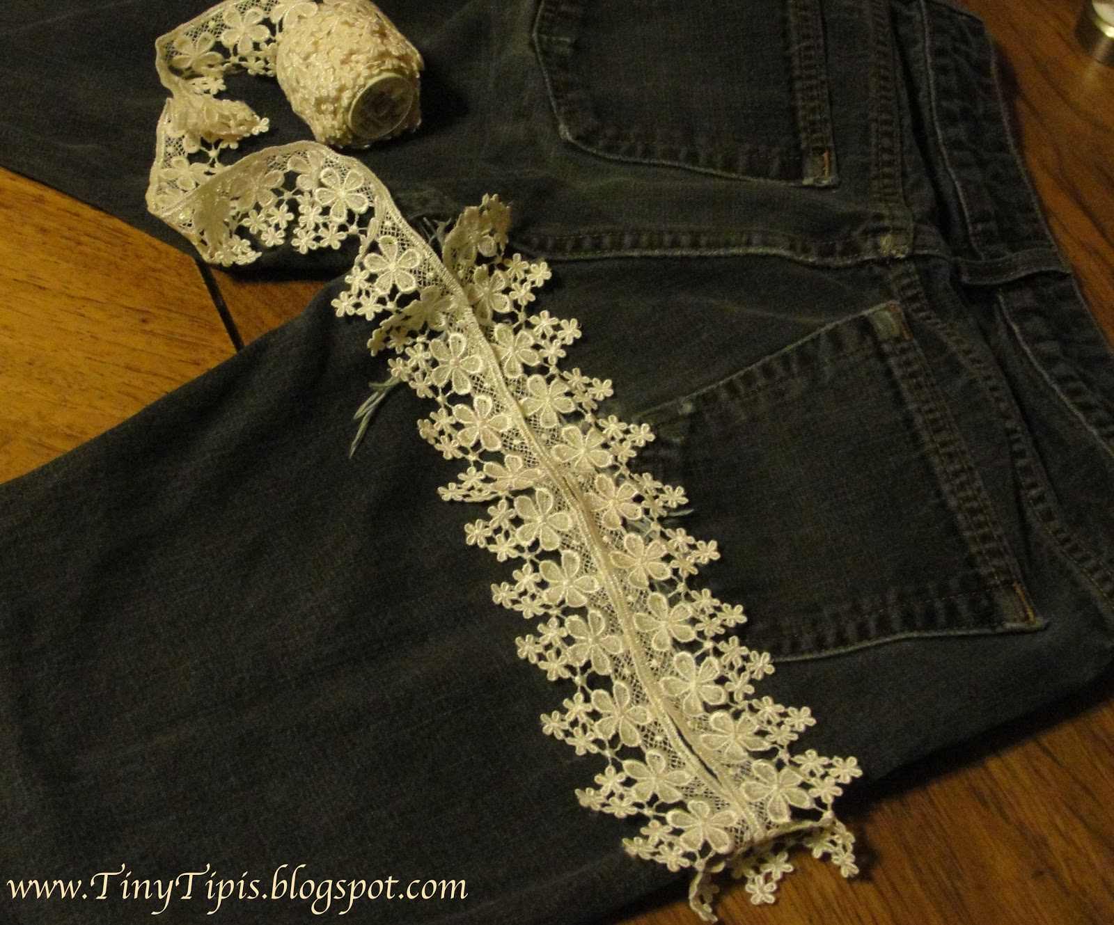 Canvas Art Little Teepees and Beyond DIY Lace Patch for Clothes and Jeans