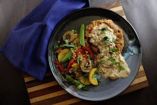 Dreamy Chanterelle Madeira Cream Sauce Anita, with Oh By the Way, a Crispy Schnitzel
