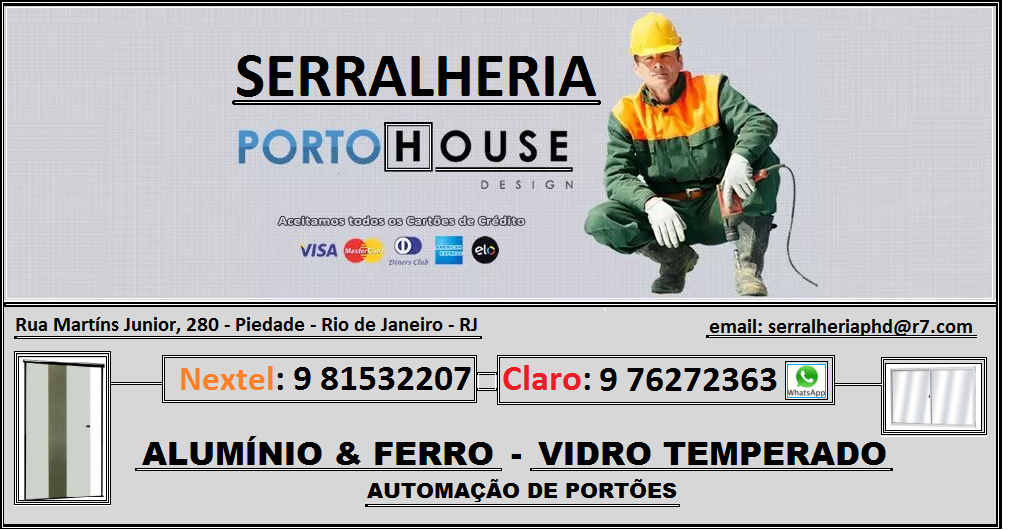 Serralheria Piedade SJ - Rio de Janeiro - Portões Automáticos etc...