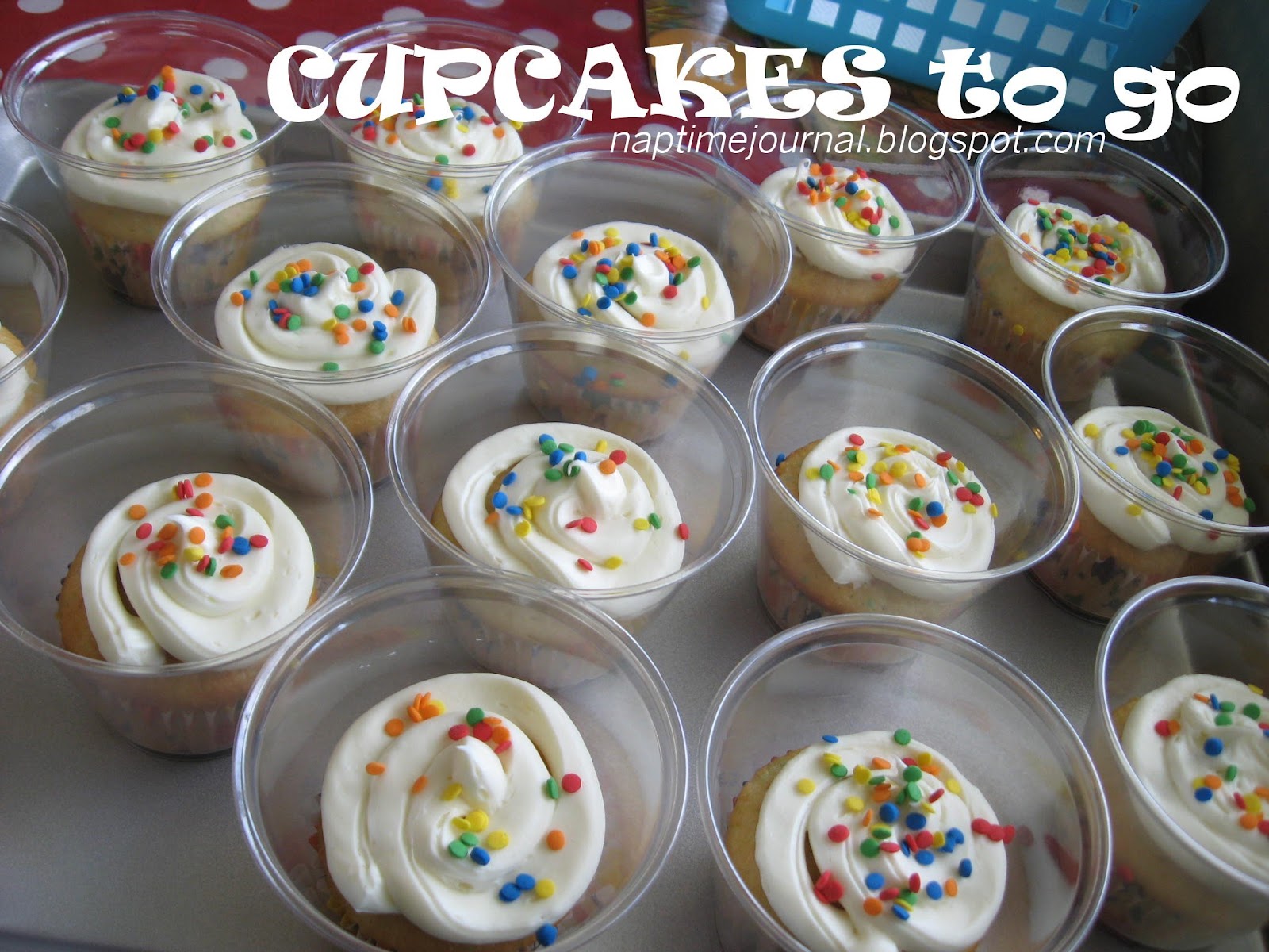 Nap Time Journal Cupcakes to go......party tip