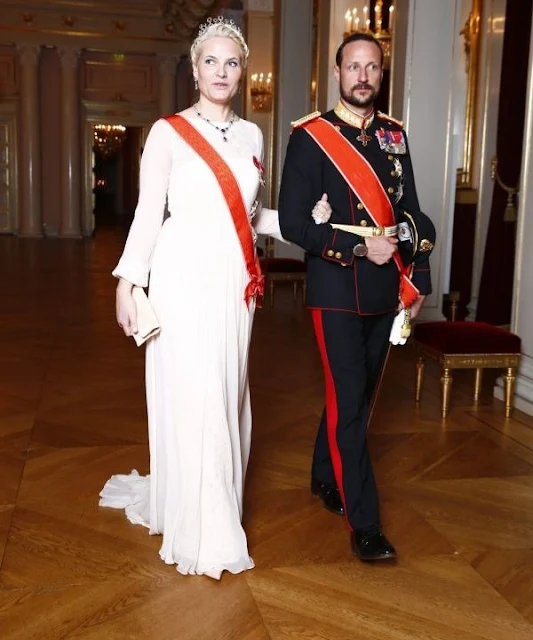 Gala Dinner in honor of the President of Latvia at the Royal Palace in Oslo