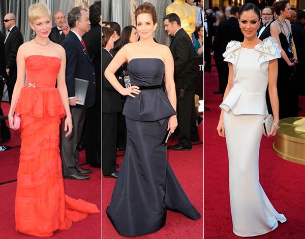 tendencia peplum red carpet celebridades tendencia peplum red carpet celebridades