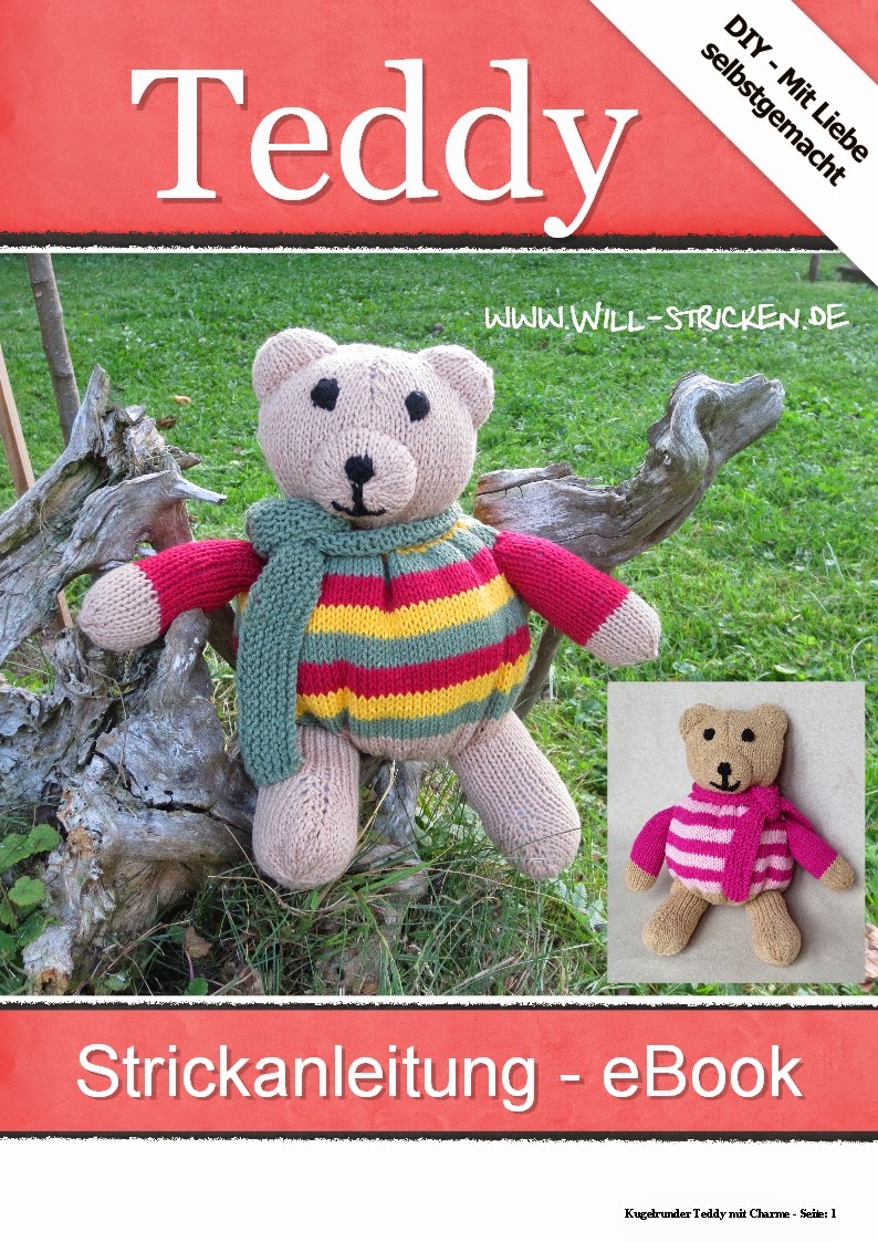 Strickanleitung ebook Teddybär von Ines Kollwitz Strickanleitung Teddybär von Ines Kollwitz