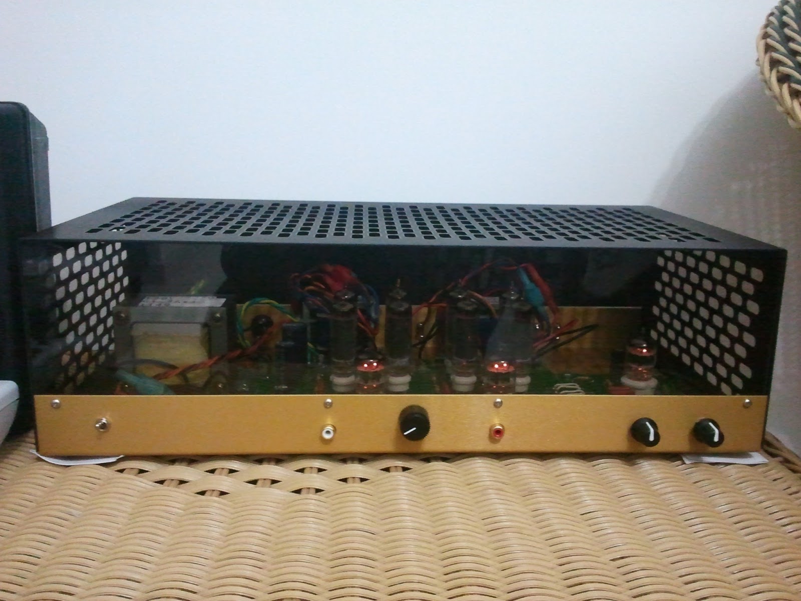Knowing Electronic Stuff Stereo Tube Amplifier Enclosure
