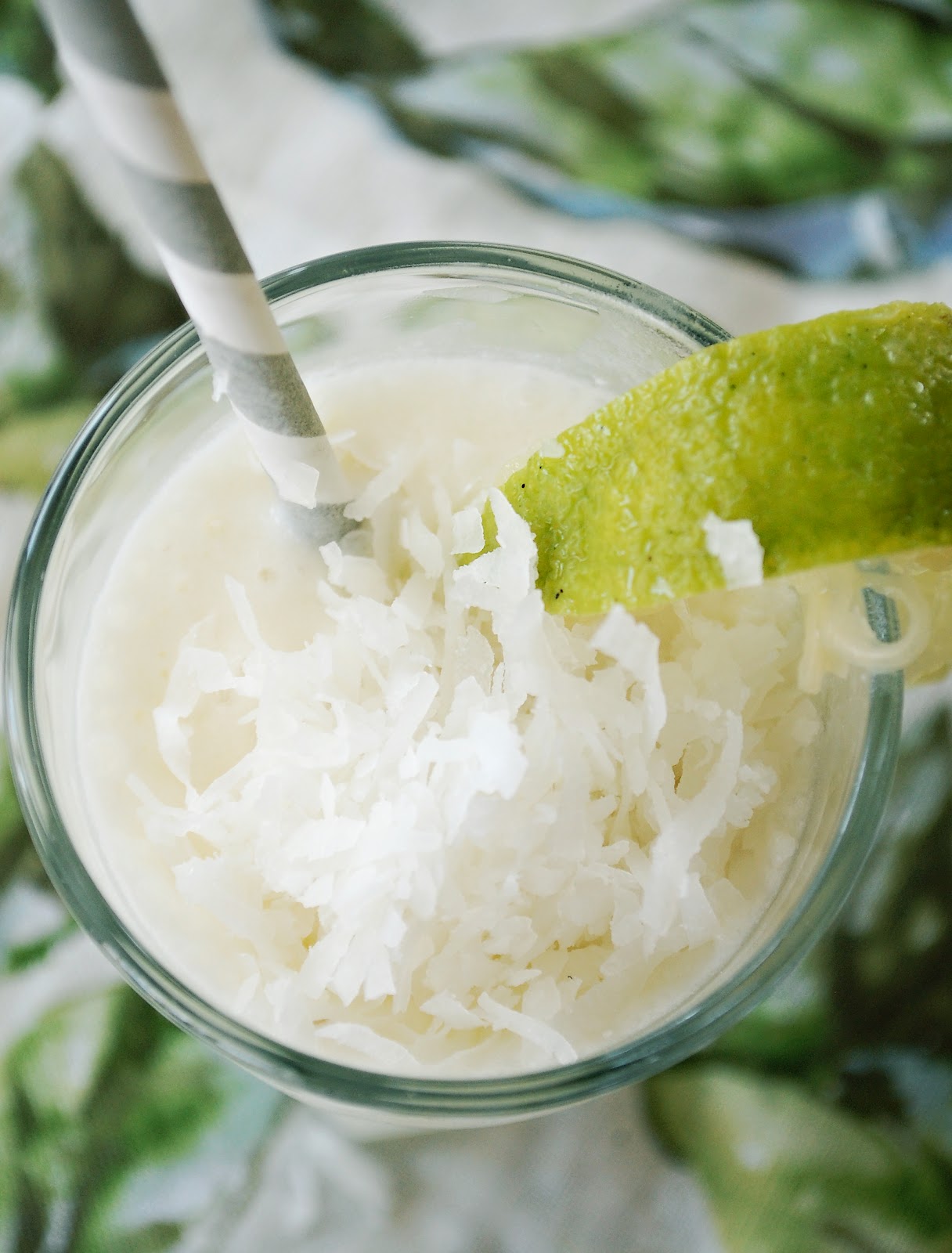 A Feathered Nest CoconutLime Tropical Smoothie