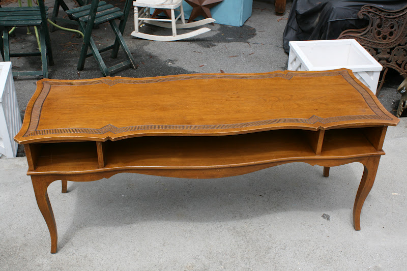 Reloved Rubbish French Linen Coffee Table