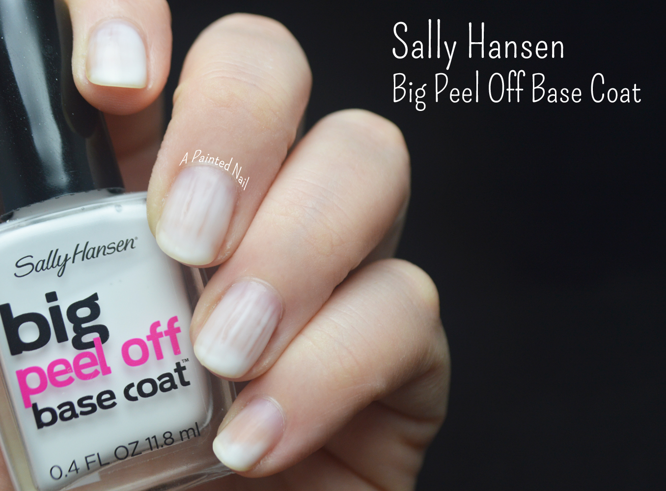 A Painted Nail Sally Hansen Big Peel Off Base Coat