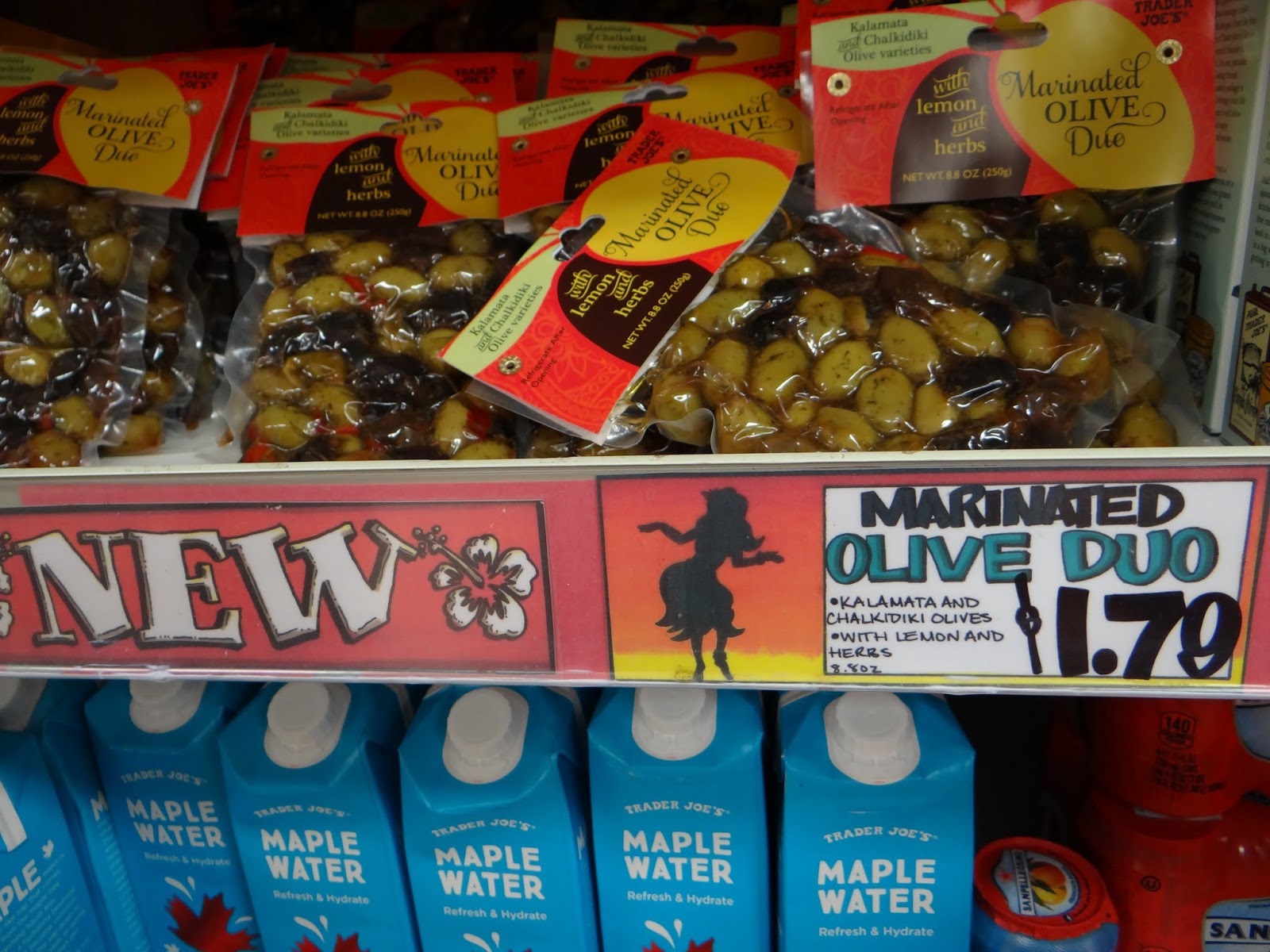 Trader Joe's 365 Day 240 Marinated Olive Duo with Lemon and Herbs