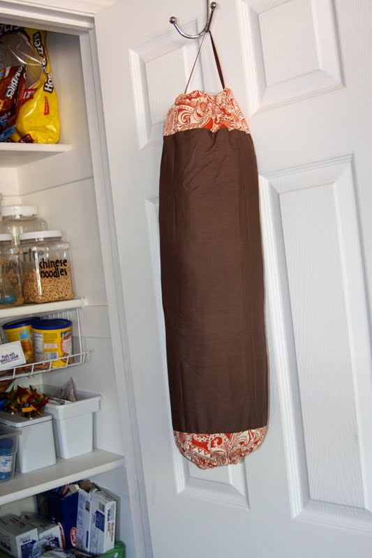 Lovely Little Snippets DIY Garbage Bag Storage