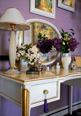 apartamento estilo tradicional interior apartamento 7 Interior de Apartamento Tradicional y Art Deco en Color Lila