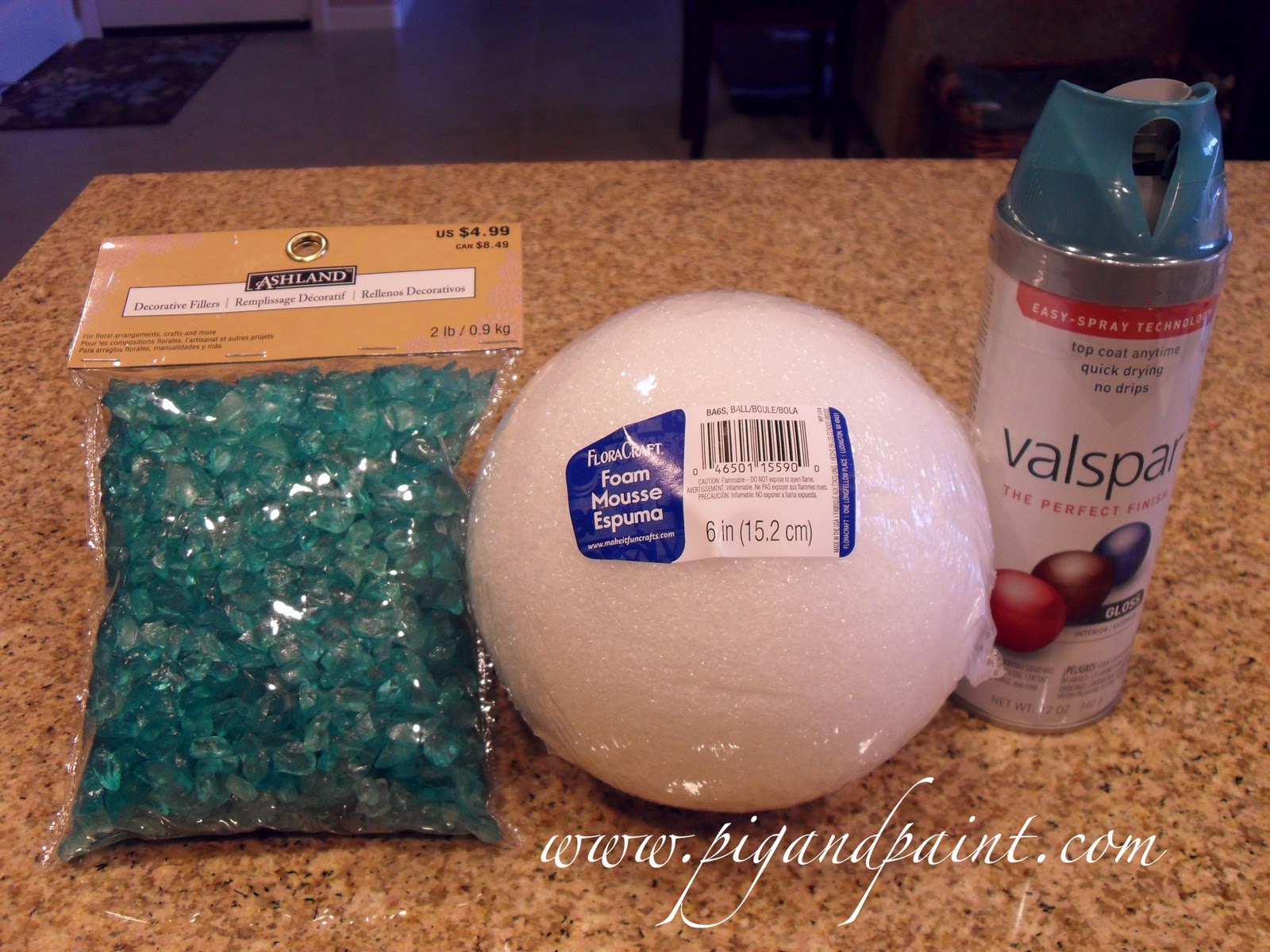 can you spray paint styrofoam