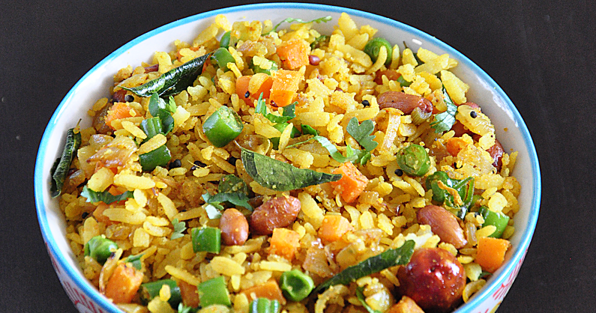 Vegetable Poha Upma Masala Aval Upma Spill the Spices