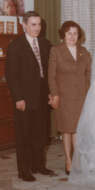 Carlo Narratone con la moglie Maria il 25 marzo 1972