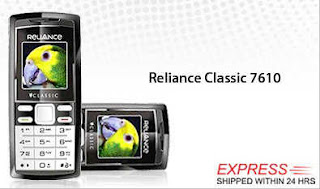 Reliance Classic 7610 for Rs 499! Reliance Classic 7610