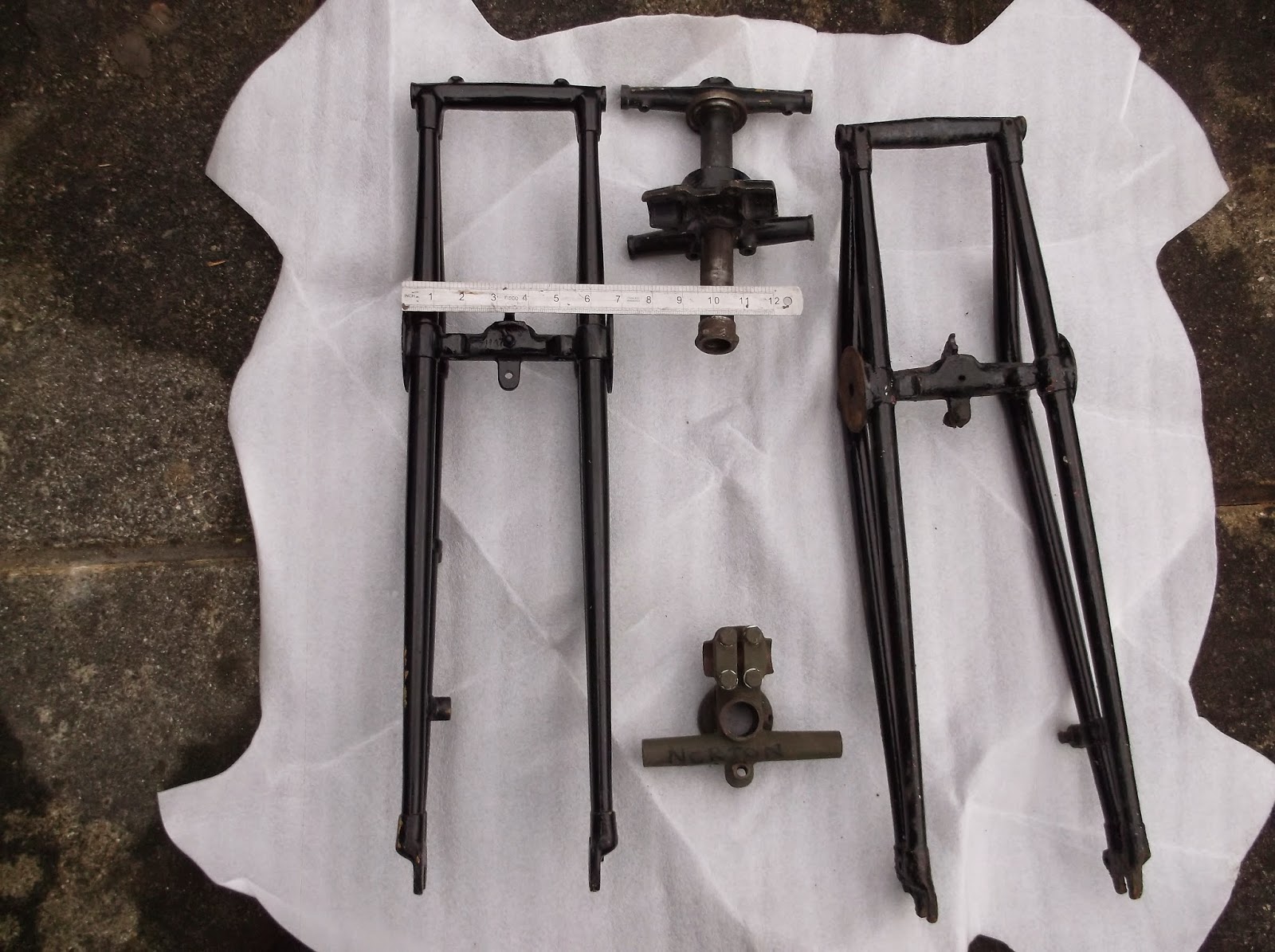 Vintage Norton Motorcycles Norton girder forks