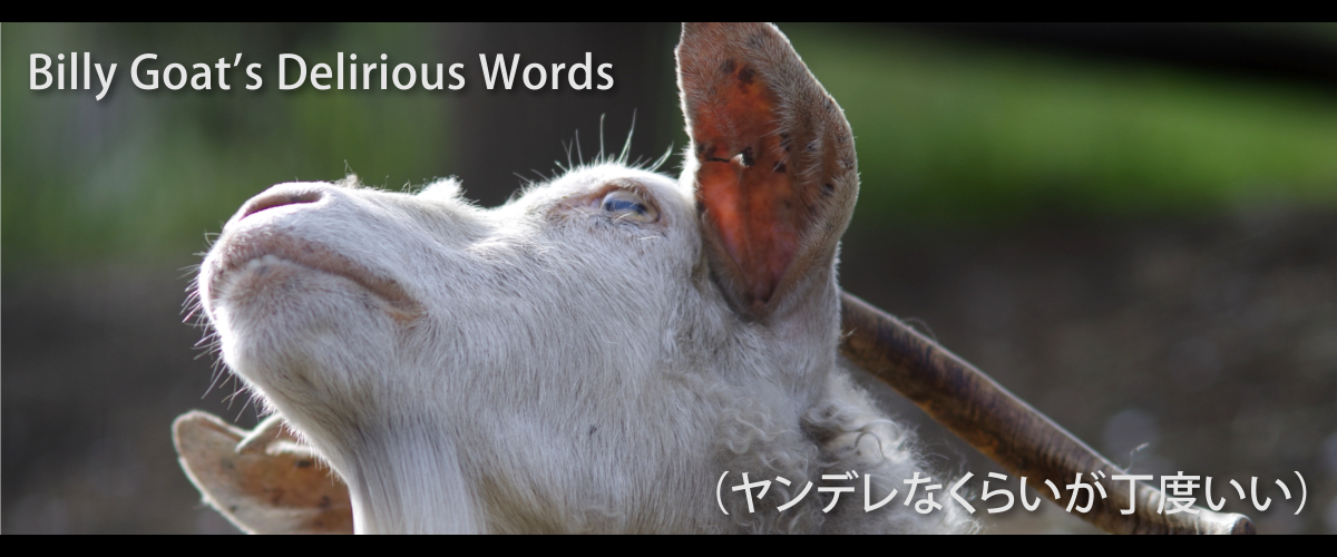 Billy Goat's Delirious Words（ヤンデレなくらいが丁度いい）