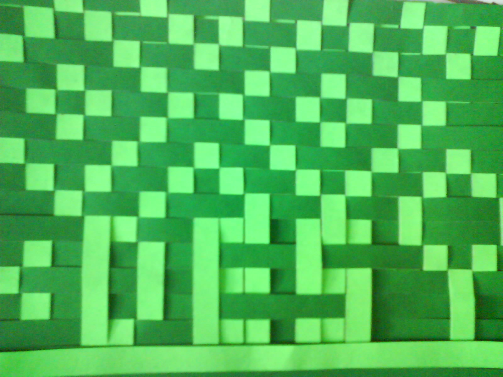 Desain Grafis Cara membuat Anyaman Kertas