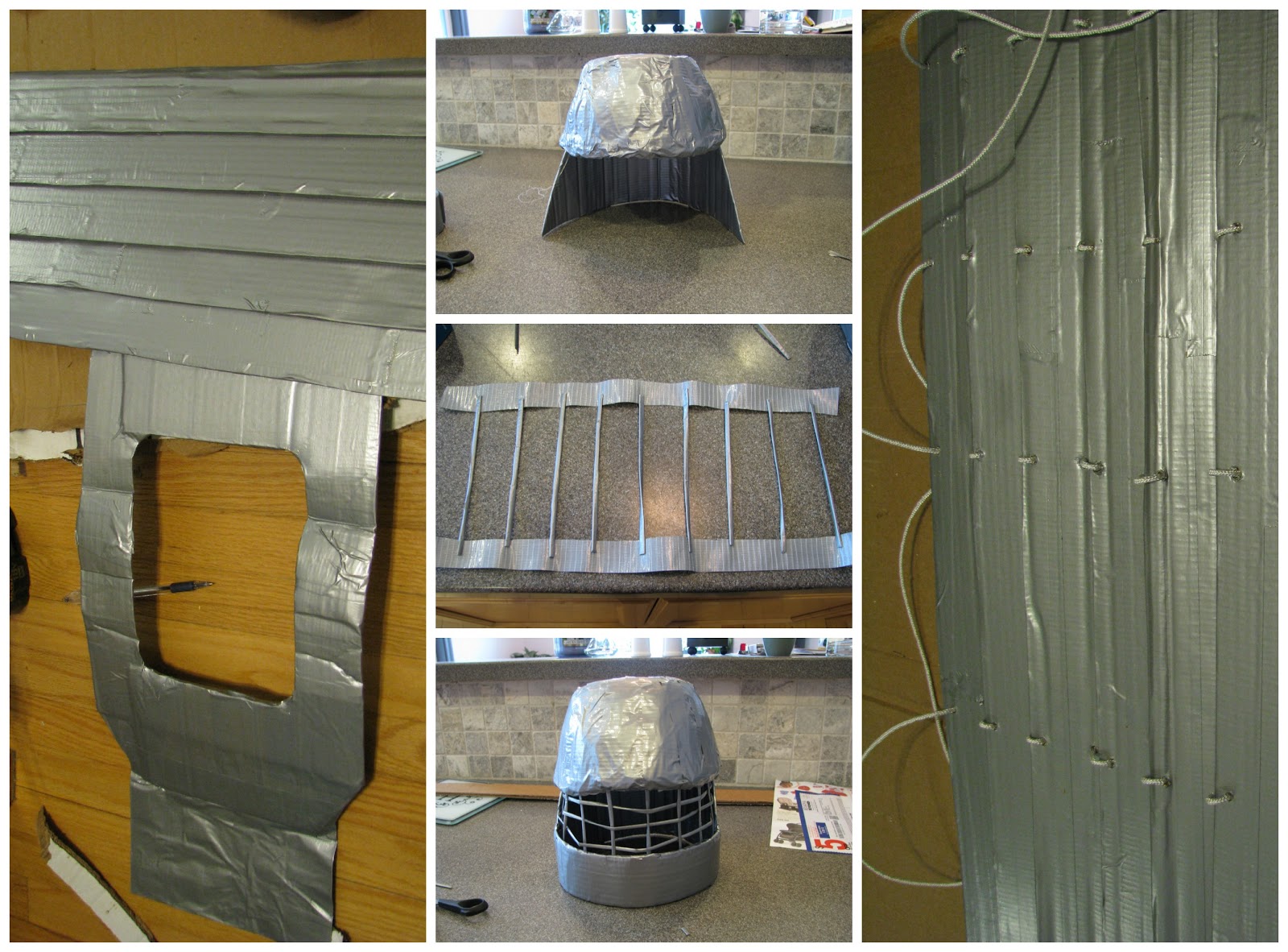 Adventures of D and V Adventures in Crafts Knight In Shining Duct