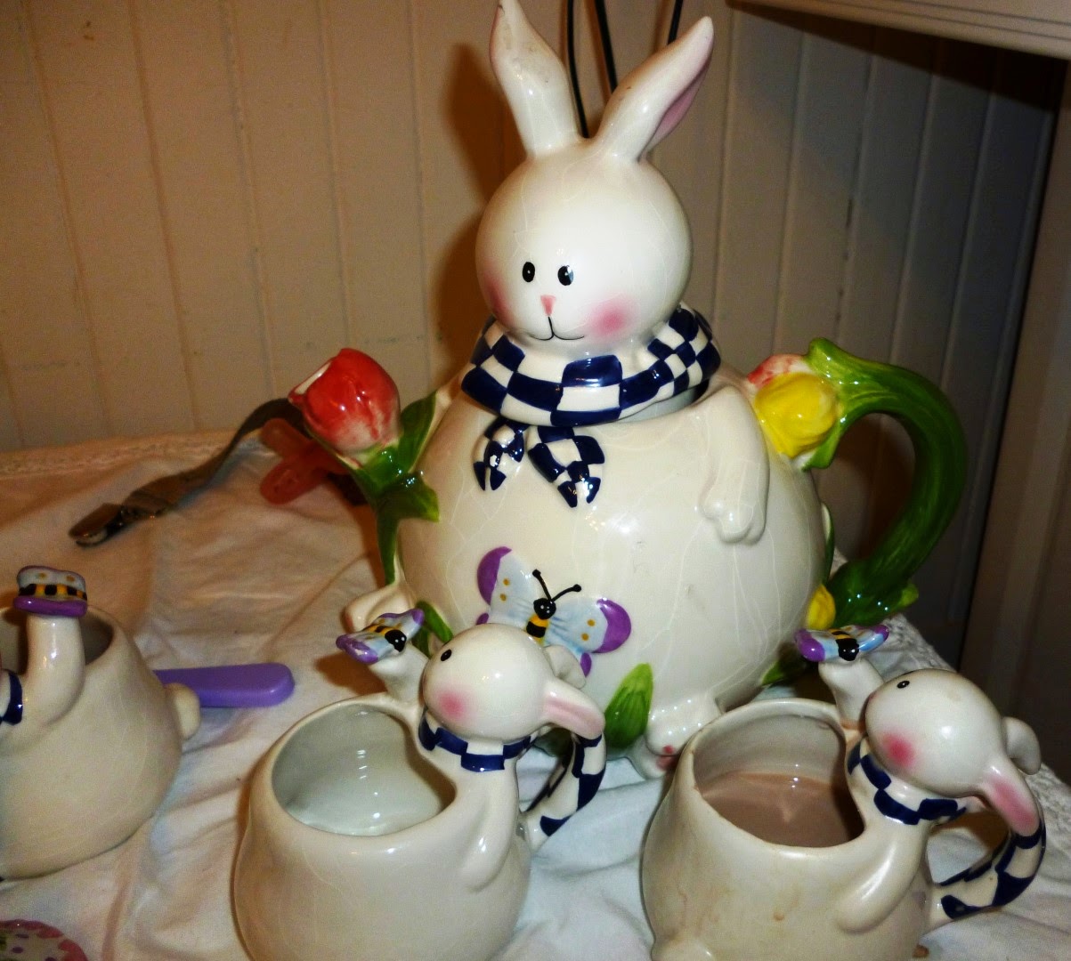 Writing Straight from the Heart Bunny Tea Party