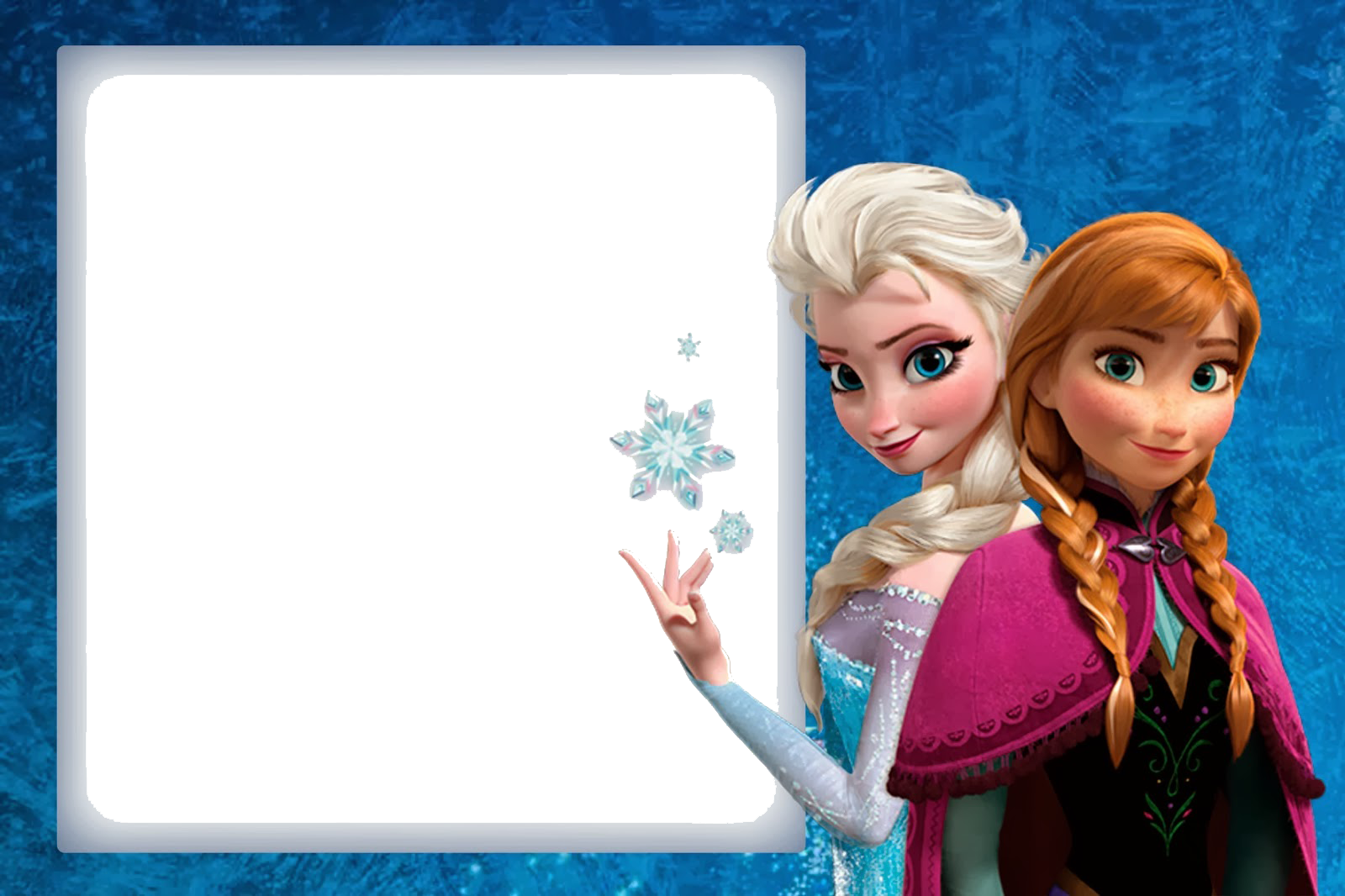 Marcos y Bordes para fotografias: Marcos gratis para fotos de Frozen