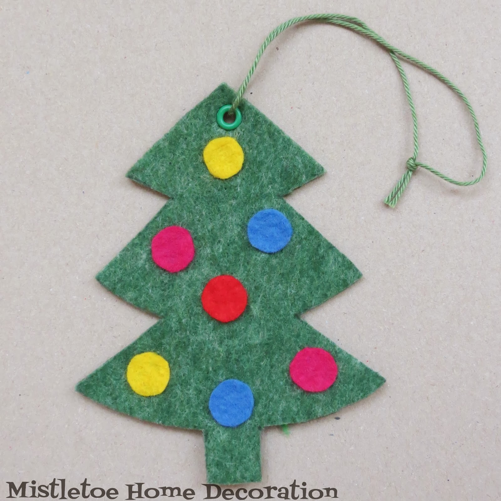 Mistletoe Home Felt Christmas tree for children