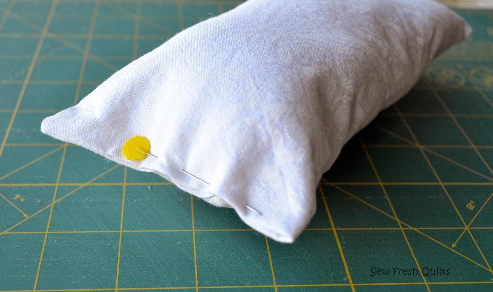 Sew Fresh Quilts Pillow Case Tutorial with French Seams