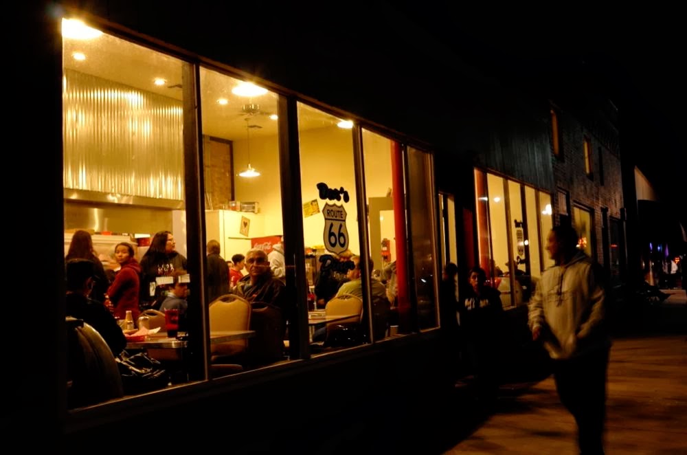 Winslow Car Show with a one way ticket on an eastbound train