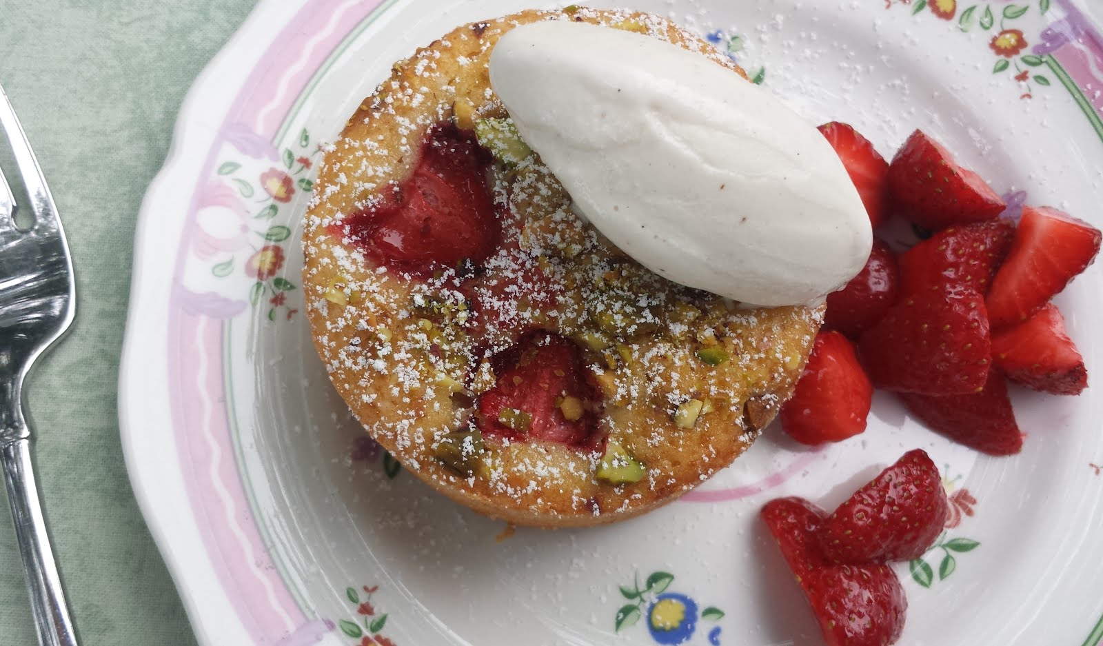 For Love of the Table Buttermilk Tea Cakes with Fresh Fruit...perfect