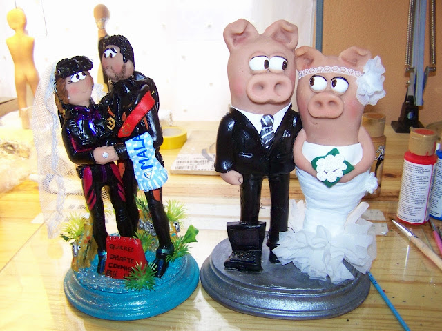 Figuras personalizadas para tu tarta de Bodas YoToY y Laura Guarnieri