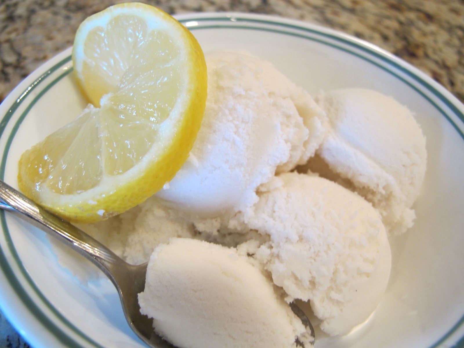 Simple. Healthy. Tasty Lemon Ice Cream