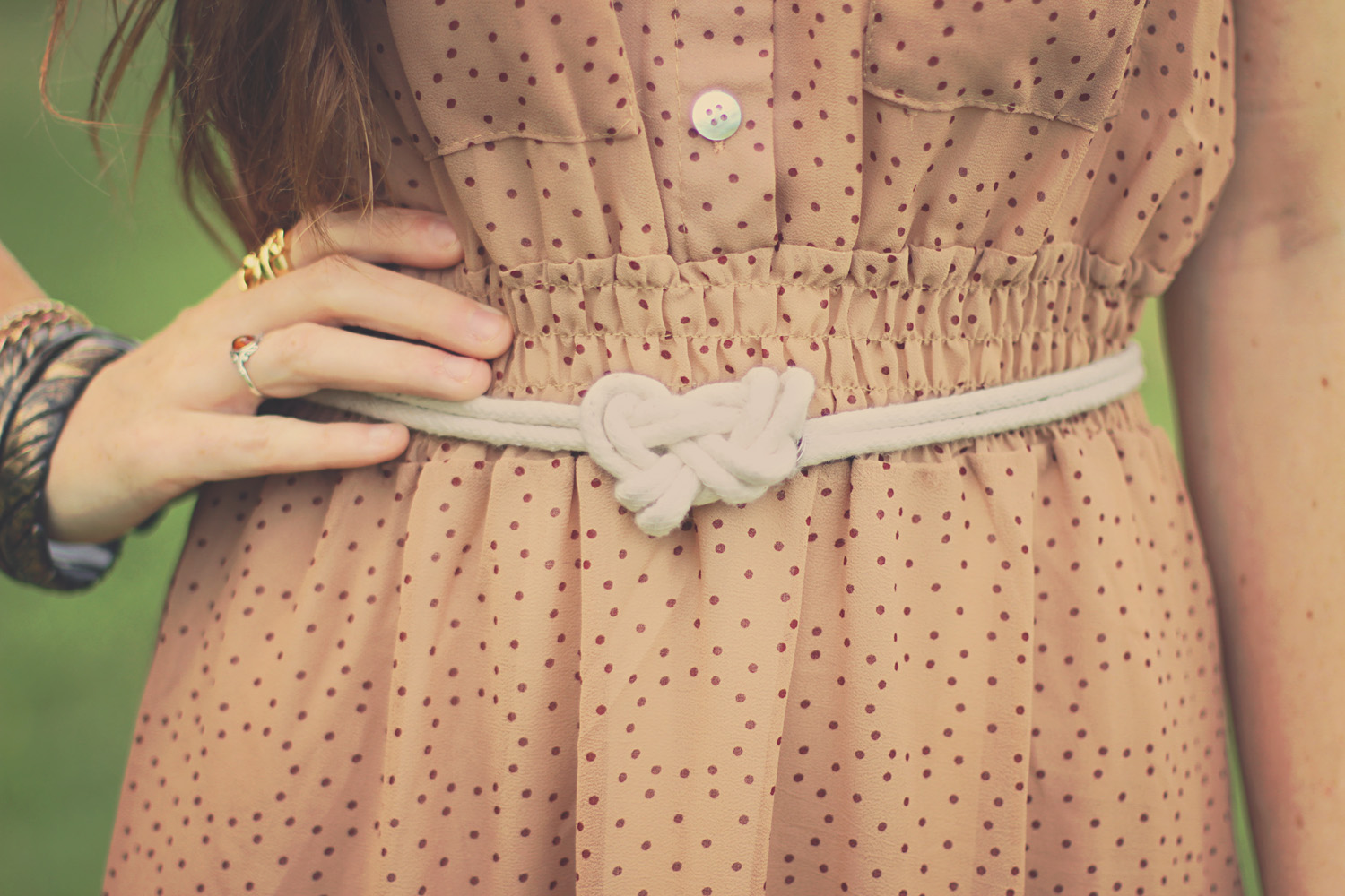 Sincerely, Kinsey Rope Belt DIY