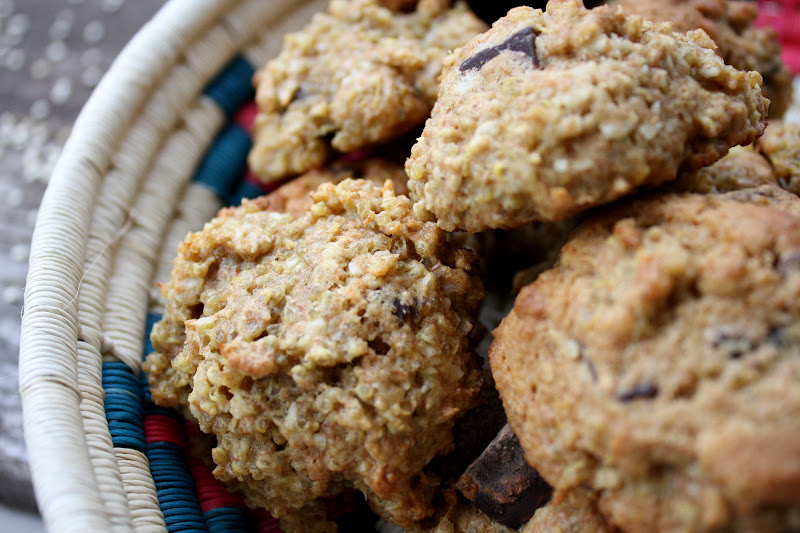 Loves Food, Loves to Eat Quinoa Cookies with Coconut & Chocolate