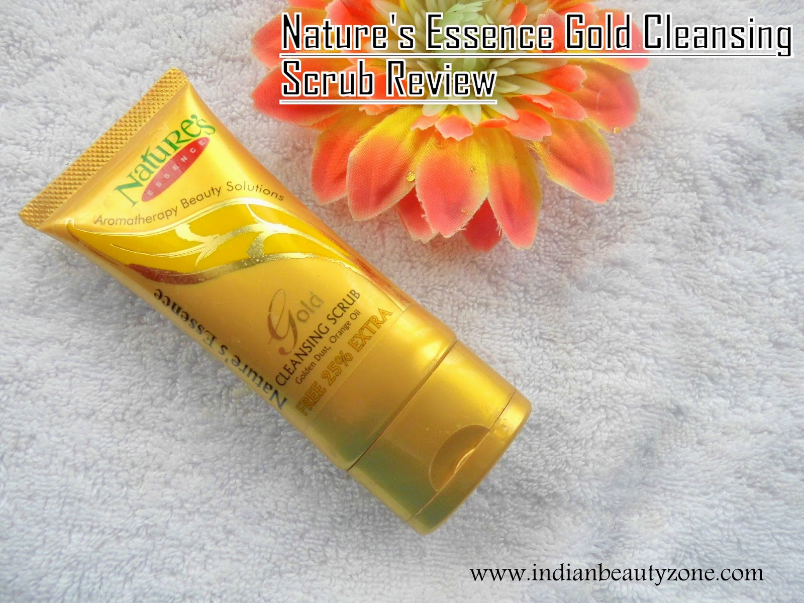 Indian Beauty Zone Nature's Essence Gold Cleansing Scrub Review