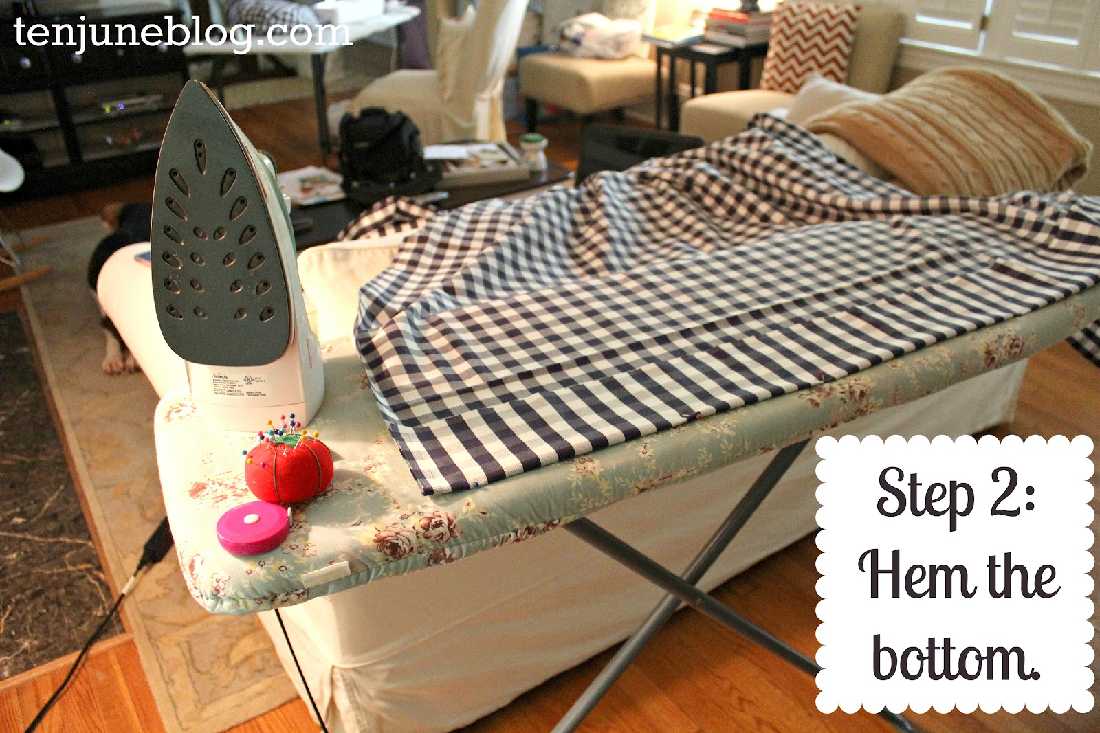 Ten June DIY Blackout Curtain Tutorial {How to Make Awesome Nursery