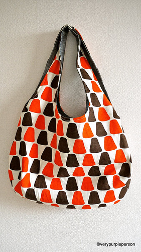 Bag with Fabric Panel Insert, free pattern by Eldrid RÃ¸yset FÃ¸rde at ...