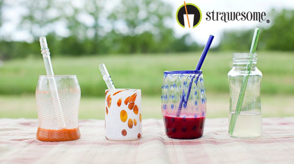 Smoothie Glass Straws  Made in USA by STRAWESOME