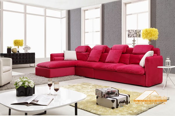 Sofa vải phòng khách đẹp nhất tại Nhà Xinh