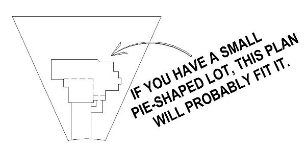 Pie Shaped Lot House Plans