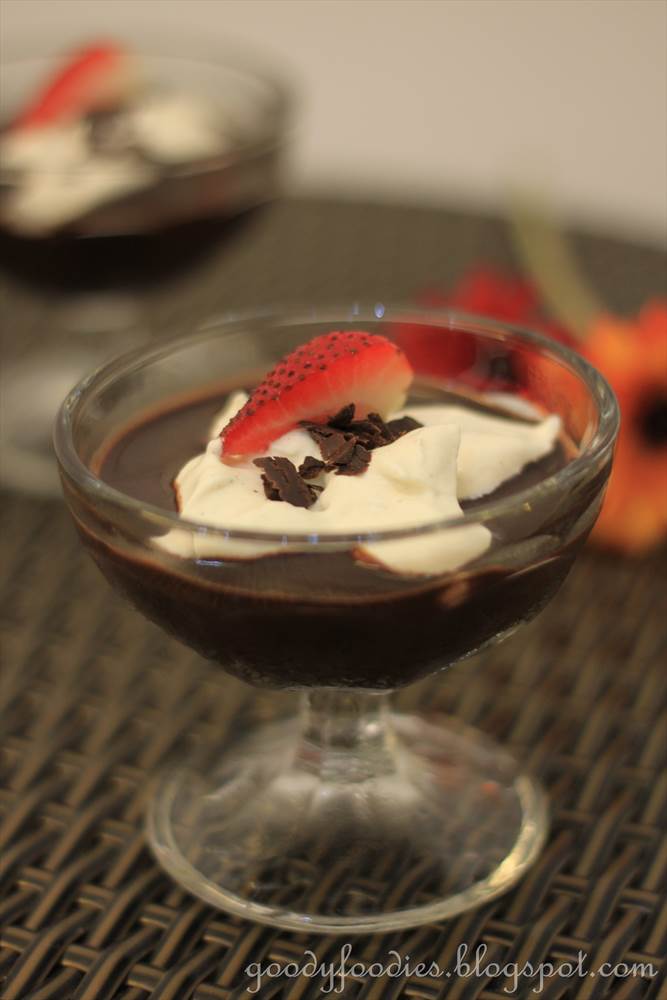 GoodyFoodies Recipe Pot Au Chocolat with Cinnamon Whipped Cream